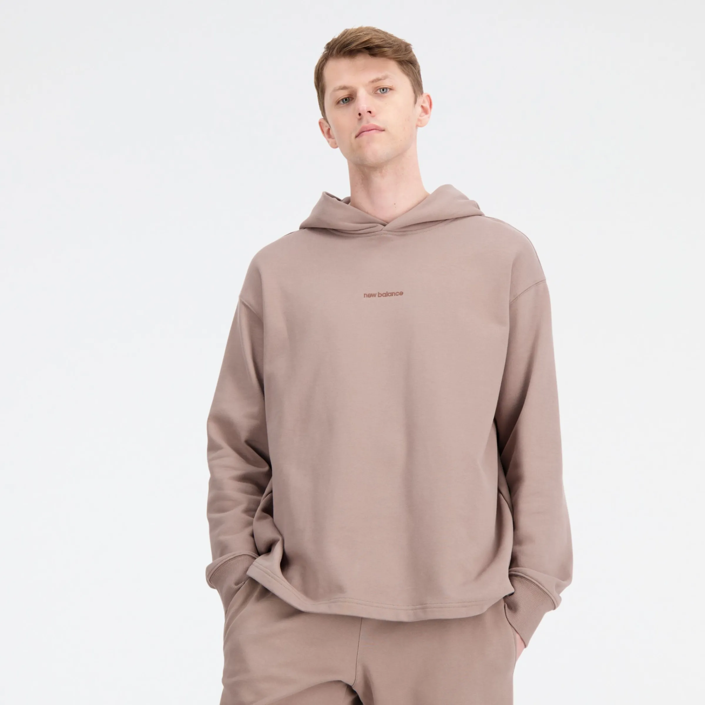 MEN New Balance Hoodies & Sweatshirts|Men'sAthletics Linear Fleece Top