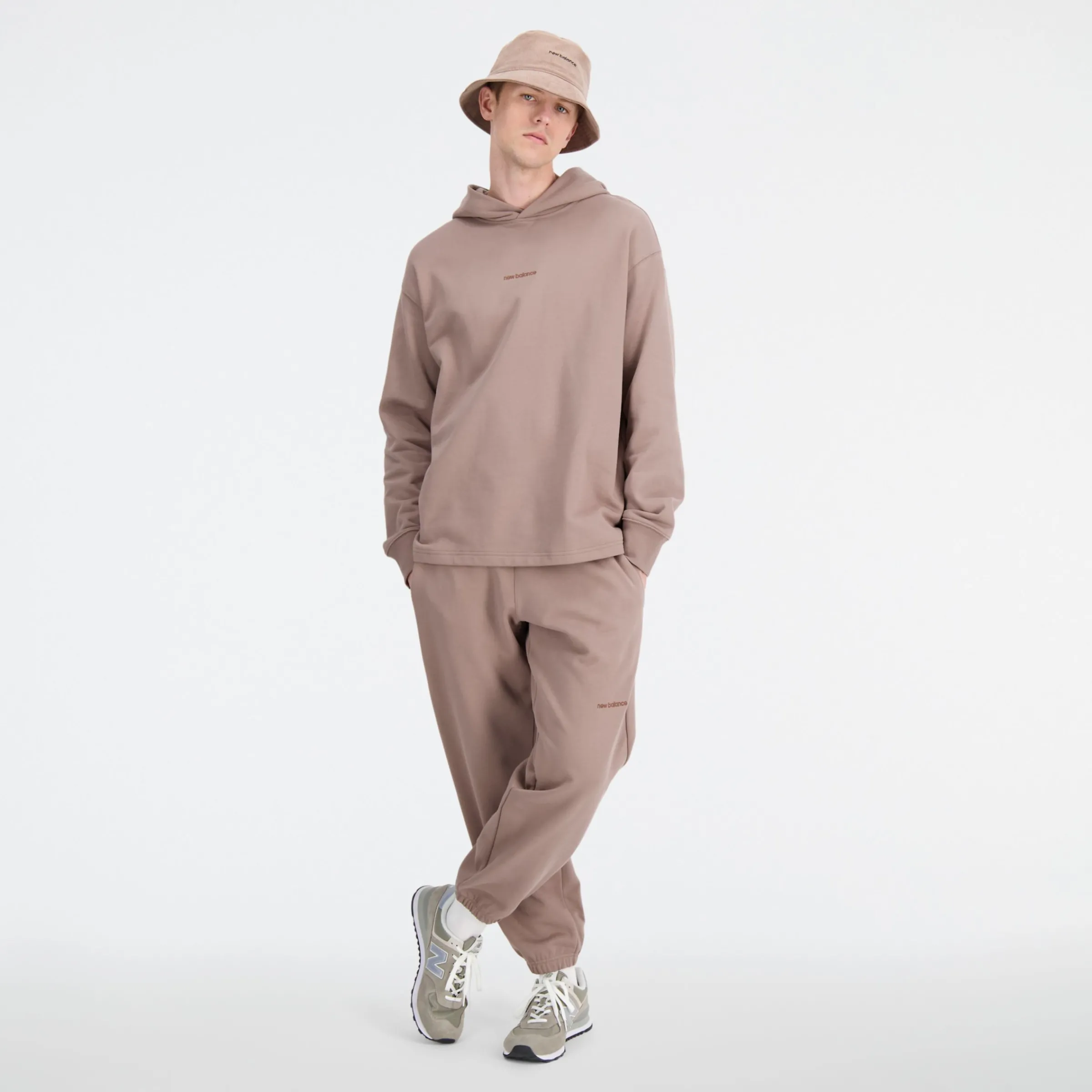 MEN New Balance Hoodies & Sweatshirts|Men'sAthletics Linear Fleece Top