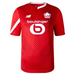 MEN New Balance Clothing|Men'sLille LOSC Home Short Sleeve Jersey