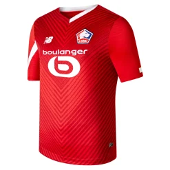 MEN New Balance Clothing|Men'sLille LOSC Home Short Sleeve Jersey
