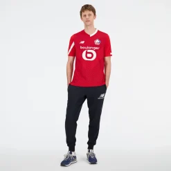 MEN New Balance Clothing|Men'sLille LOSC Home Short Sleeve Jersey