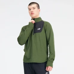 MEN New Balance Clothing|Men'sNB Heat Grid Half Zip