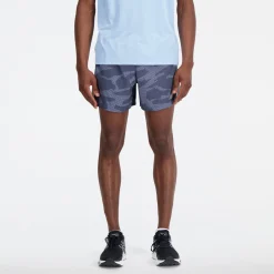 MEN New Balance Shorts|Men'sPrinted Accelerate 5 Inch Short
