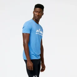 MEN New Balance Shirts|Men'sRun 4 Life Graphic Short Sleeve