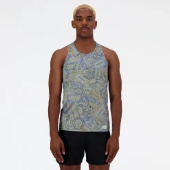MEN New Balance Clothing|Men'sRun For Life Printed Singlet
