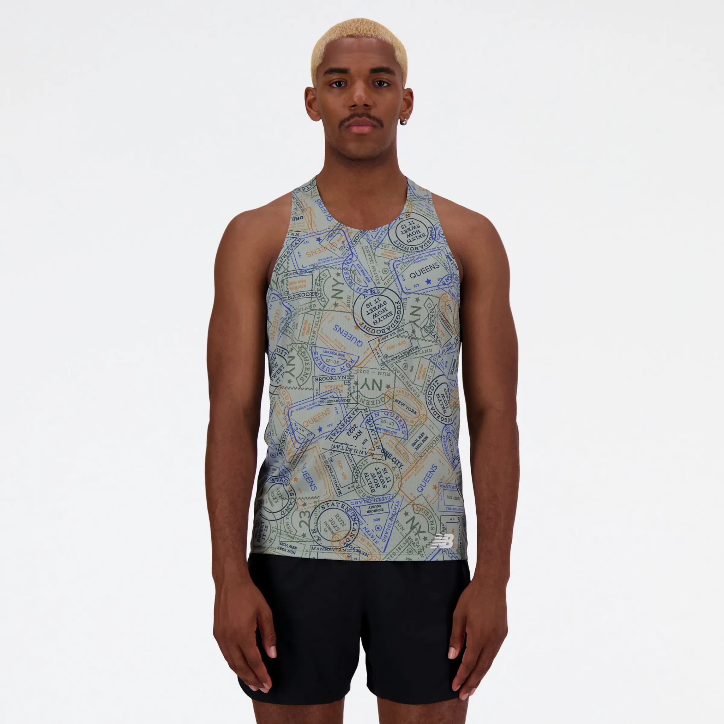 MEN New Balance Clothing|Men'sRun For Life Printed Singlet