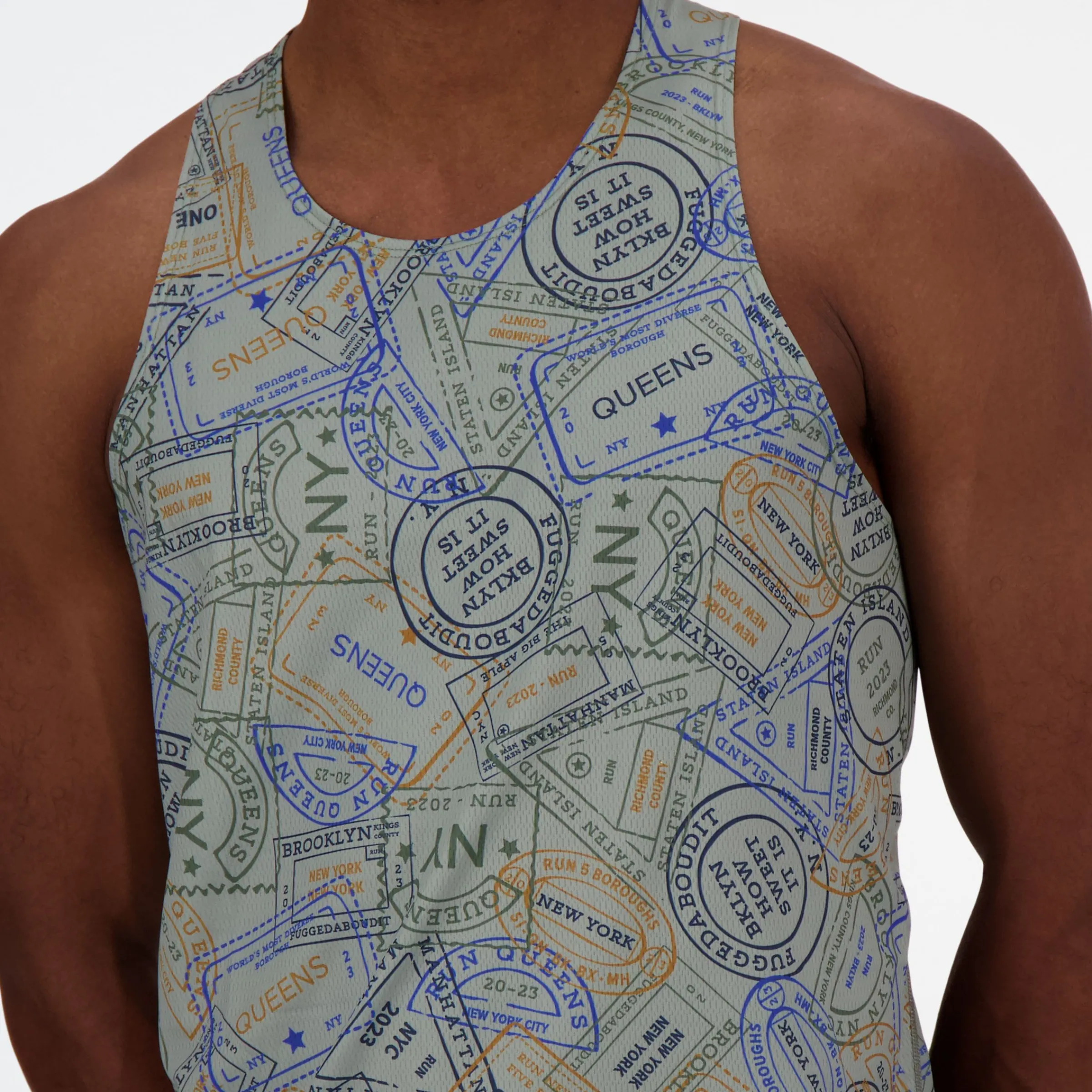 MEN New Balance Clothing|Men'sRun For Life Printed Singlet