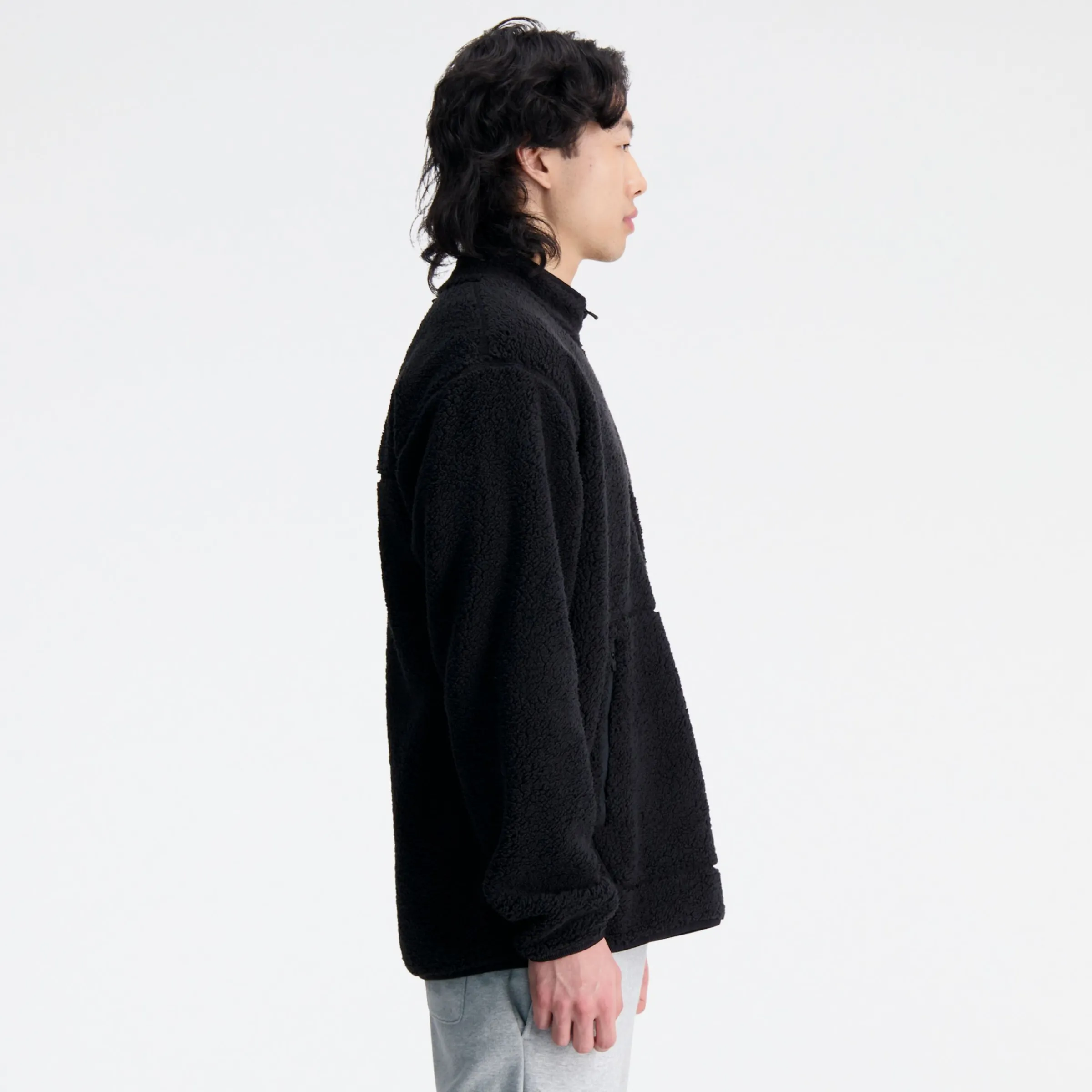 MEN New Balance Hoodies & Sweatshirts|Men'sR.W. Tech Sherpa Pullover