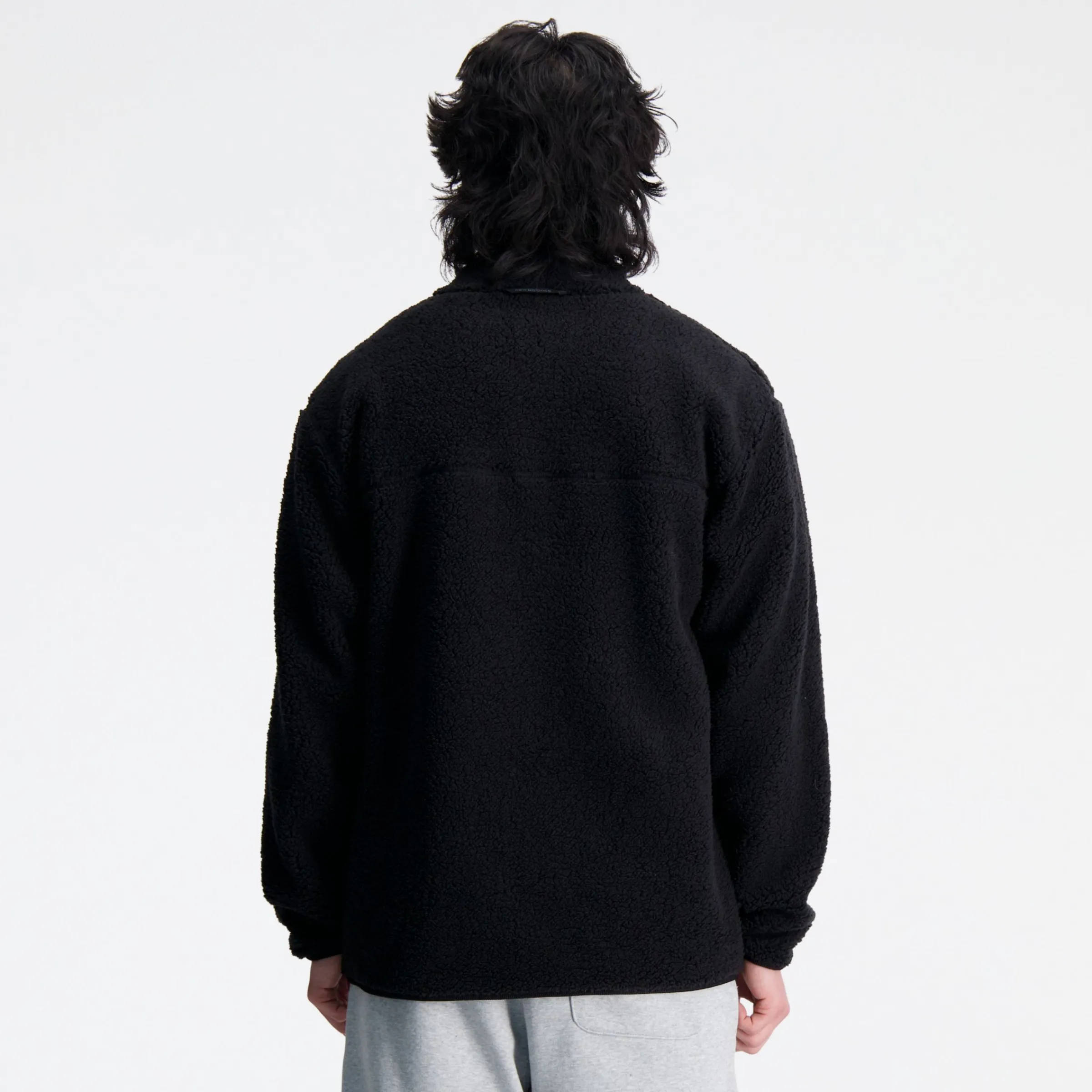 MEN New Balance Hoodies & Sweatshirts|Men'sR.W. Tech Sherpa Pullover