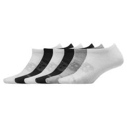 MEN New Balance Clothing|UnisexFlat Knit No Show Socks 6 Pack