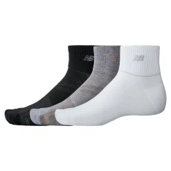MEN New Balance |UnisexRunning Repreve Ankle Socks 3 Pack