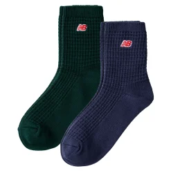 MEN New Balance |UnisexWaffle Knit Ankle Socks 2 Pack