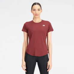 WOMEN New Balance Volleyball|Women'sAccelerate Short Sleeve Top