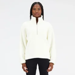 WOMEN New Balance Hoodies & Sweatshirts|Women'sAchiever Sherpa Pullover