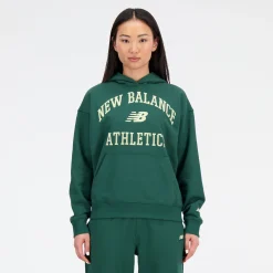 WOMEN New Balance Hoodies & Sweatshirts|Women'sAthletics Varsity Oversized Fleece Hoodie