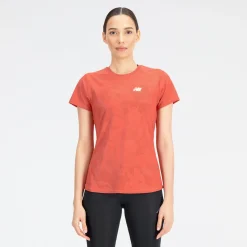WOMEN New Balance Clothing|Women'sQ Speed Jacquard Short Sleeve