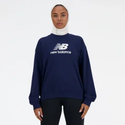 WOMEN New Balance Clothing|Women'sSport Essentials French Terry Logo Crew